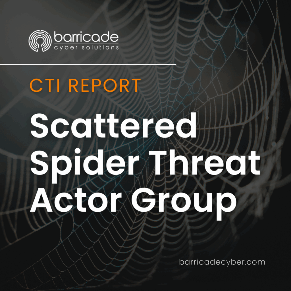 Comprehensive CTI Report - Scattered Spider Threat Actor Group